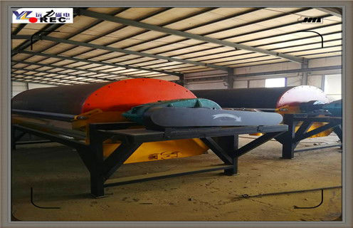 半逆流磁选机，黑龙江半逆流磁选机图片_结构工作原理图_黑龙江半逆流磁选机图片如何调整及工艺流程图 