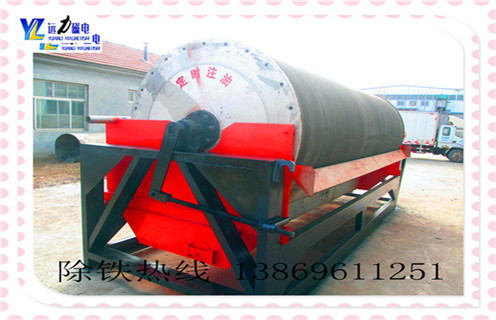  永磁筒式磁选机，安徽CTB-924ct永磁筒式磁选机_安徽CTB-924ct永磁筒式磁选机分选粒度如何选铁参数规格一般是多少_生产厂家